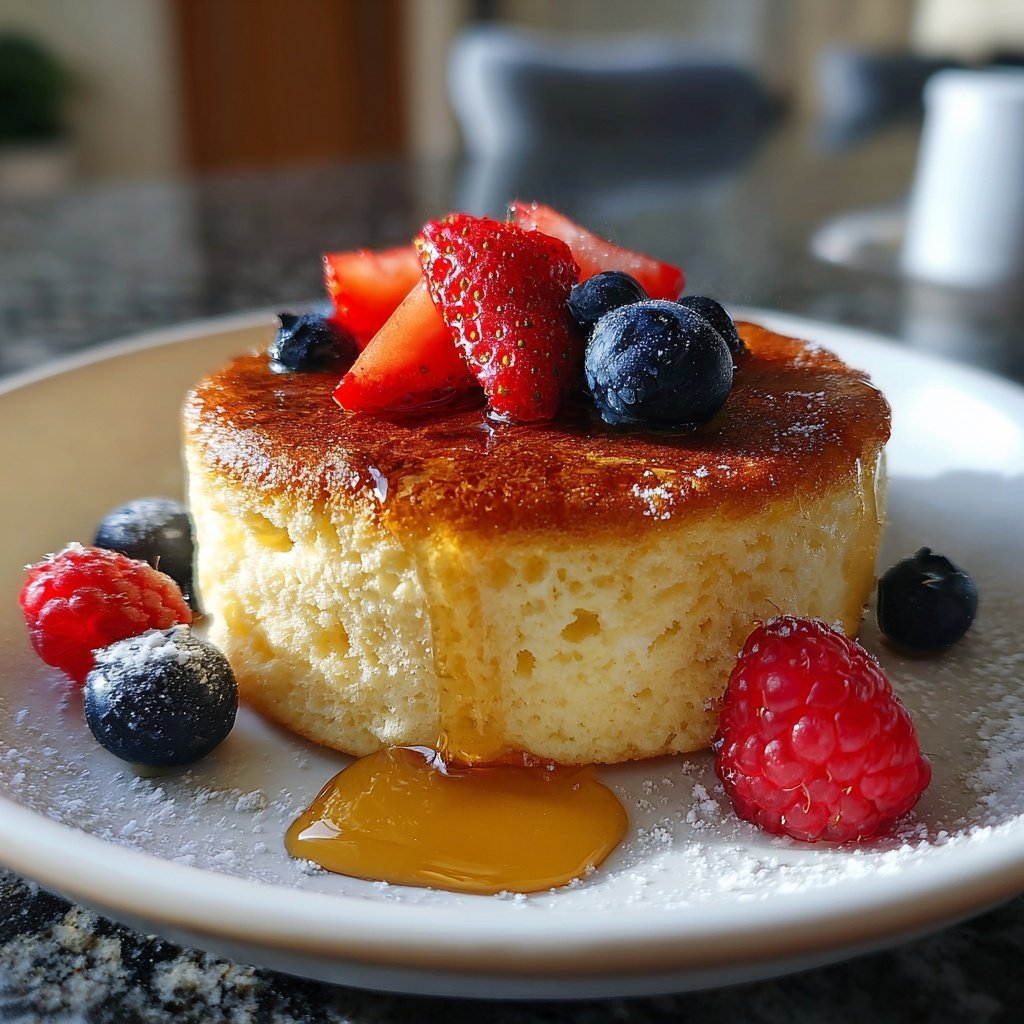 Fluffy Japanese Soufflé Hot Cakes