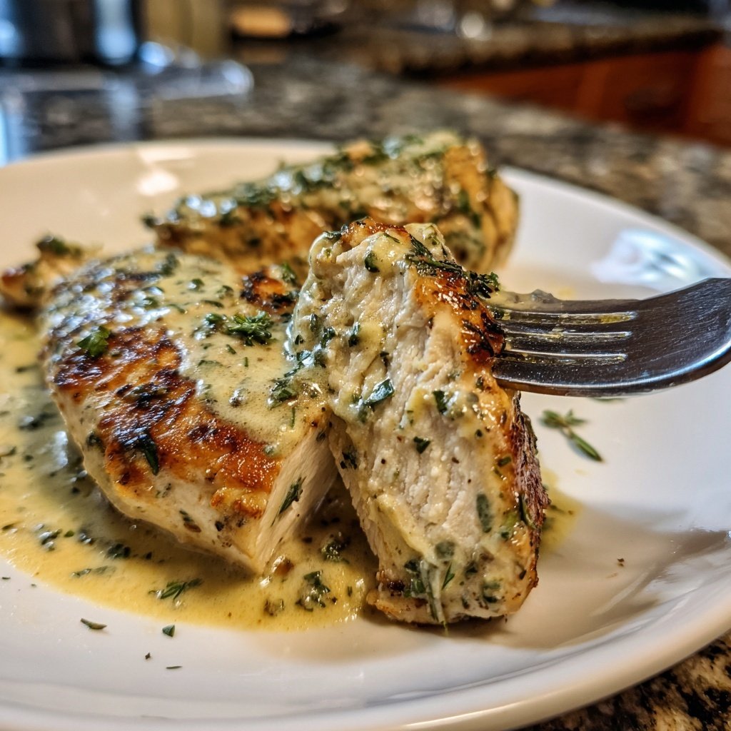 Creamy Chicken Breast with Egg Noodles